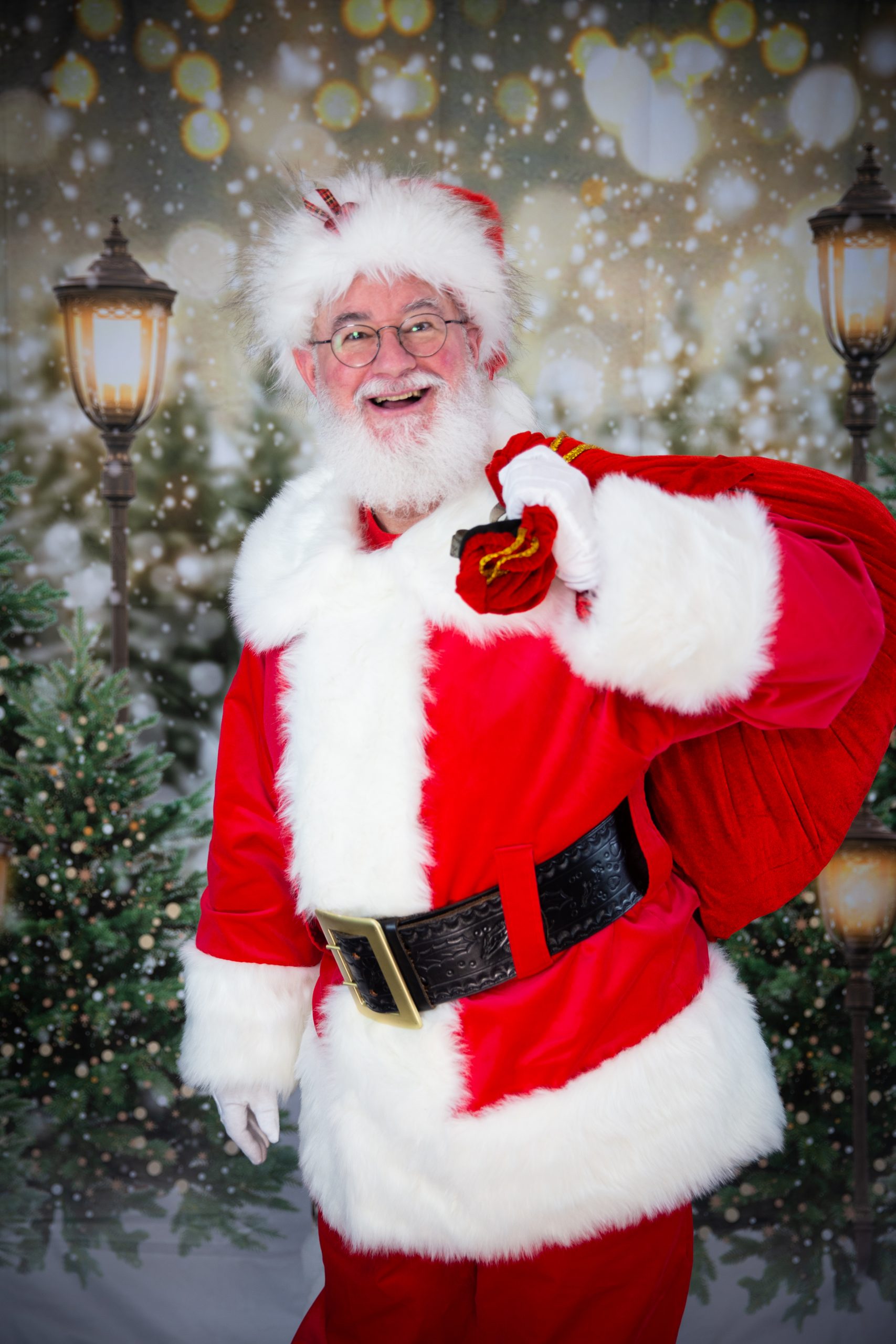 Santa visits Adler Comprehensive Chiropractic - Roswell GA