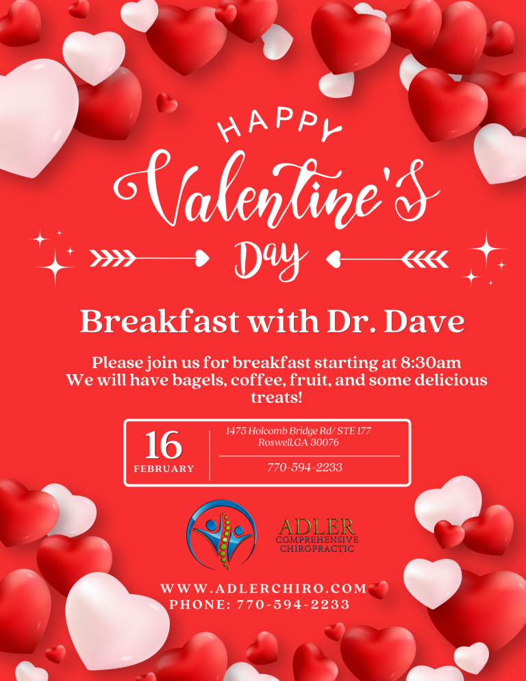 Adler Comprehensive Chiropractic, LLC, Roswell Georgia Breakfast with Dr Dave - February 1, 2024